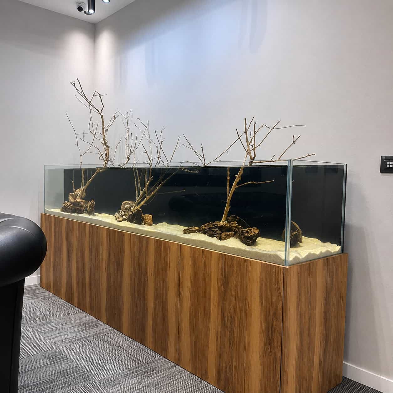 Custom aquariums in dubai installed by Natures nook